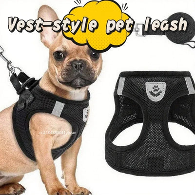 Colete Peitoral Com Guia. (Para Gatos e Cães Pequenos Porte)