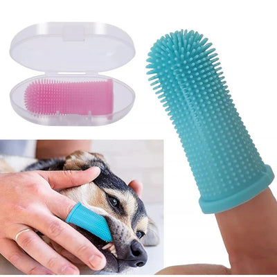 Escova de Dentes de Dedo Super Macia em Silicone.