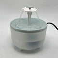 Fonte de água elétrica filtrante para gatos.