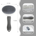 Escova Autolimpante para remover pelos.
