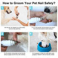 Aparador de unhas para pets elétrico. (Recarregável por usb)