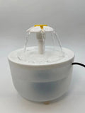 Fonte de água elétrica filtrante para gatos.