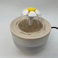 Fonte de água elétrica filtrante para gatos.